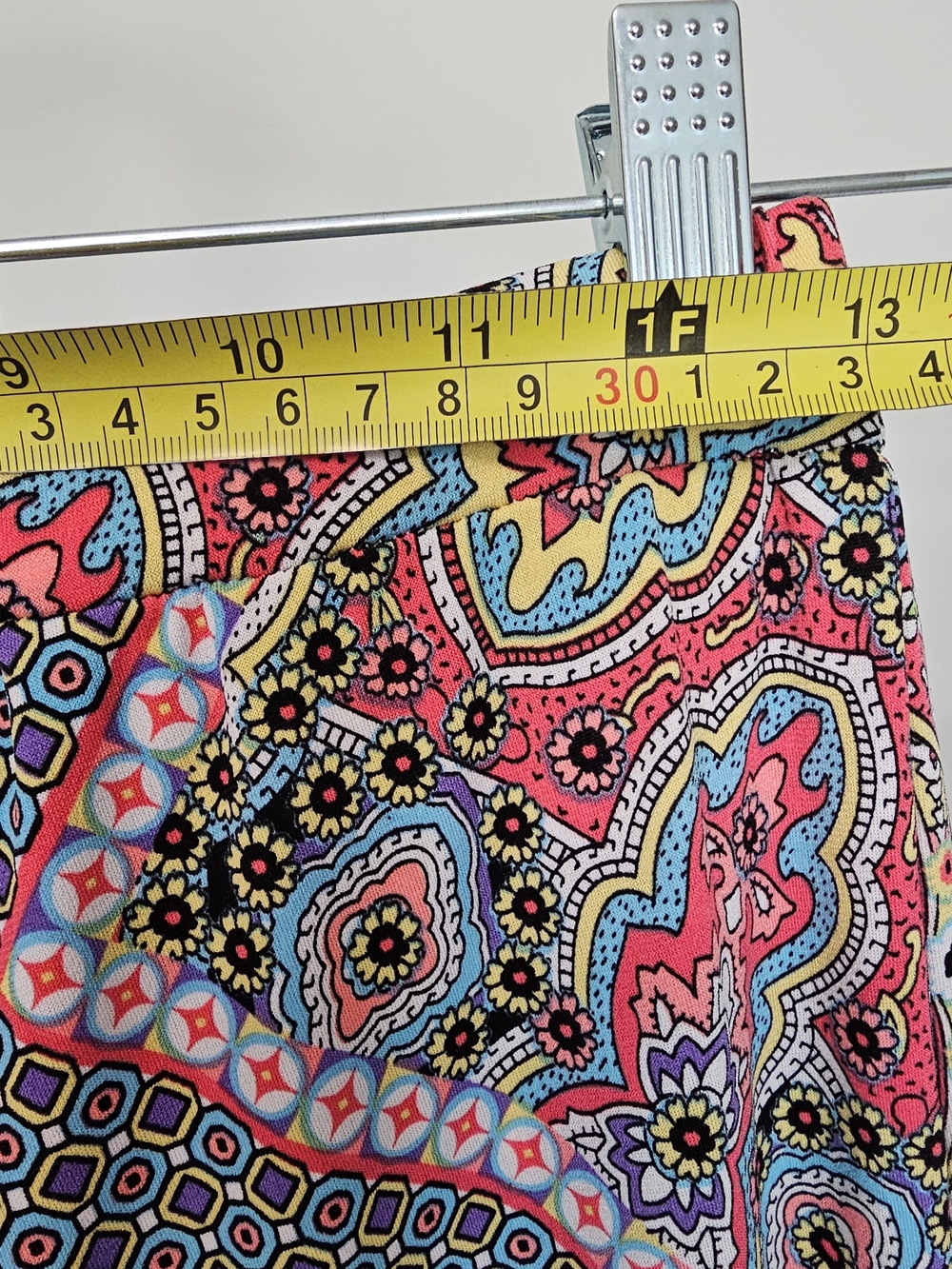cha cha vente Multicolor Patchwork Wide-Leg Palazzo Pants SZ Small - Picture 5 of 7